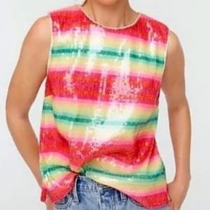J Crew sequin tank